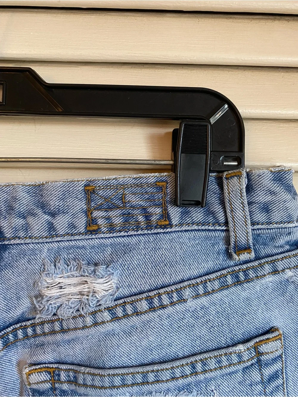 The Limited Distressed Denim Cut-Off Shorts
